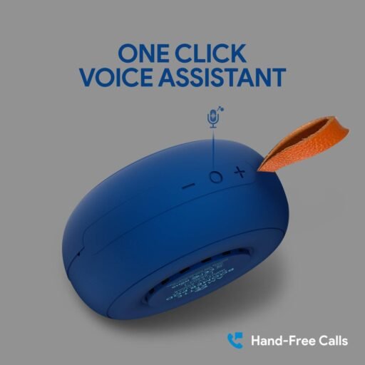 AMKETTE Boomer Pod 5 W Bluetooth Speaker (Blue, Mono Channel)