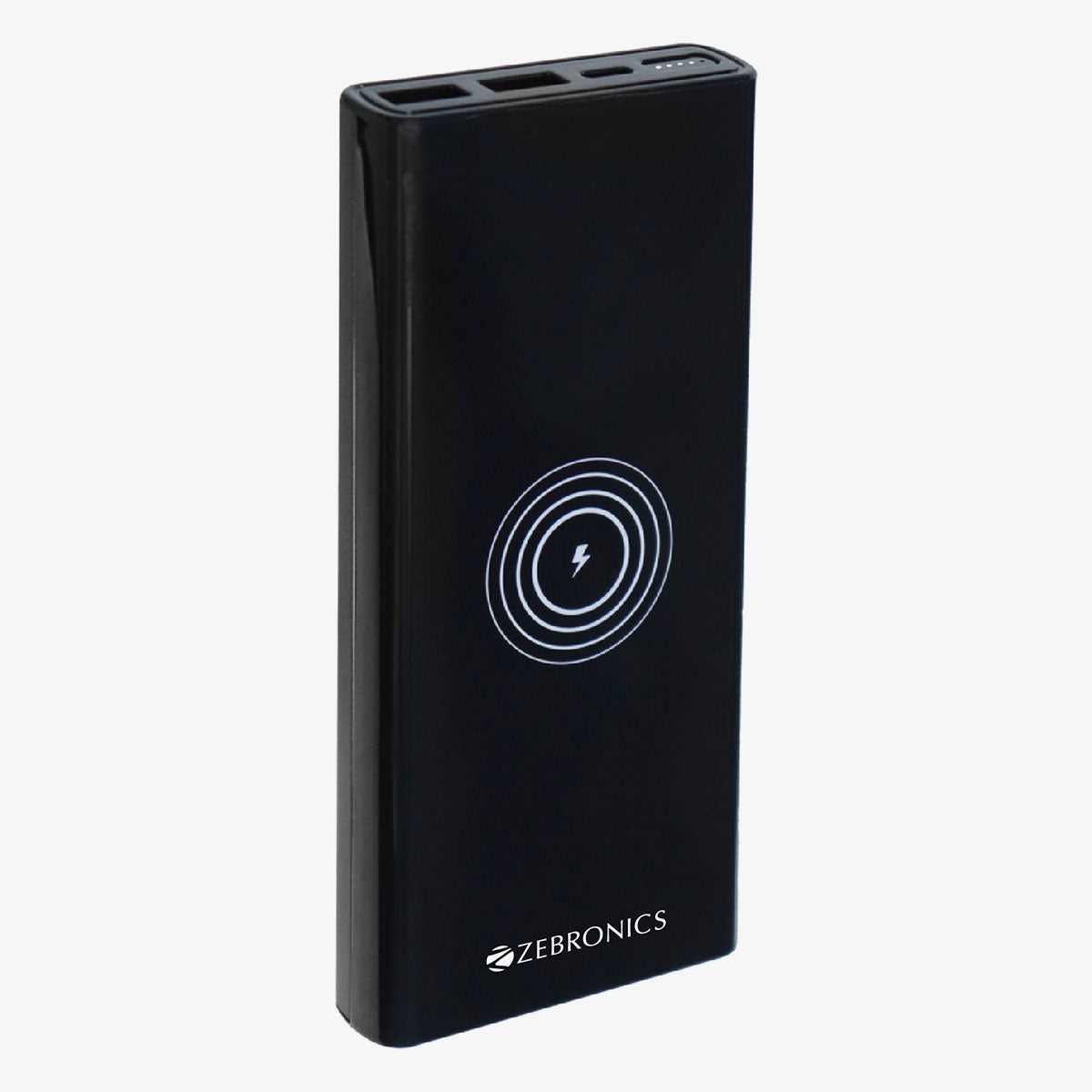 ZEBRONICS 10000 mAh 22.5 W Wireless Power Bank (Black, Lithium Polymer, Fast Charging for Mobile)