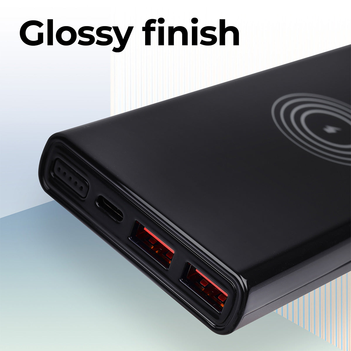 ZEBRONICS 10000 mAh 22.5 W Wireless Power Bank (Black, Lithium Polymer, Fast Charging for Mobile)