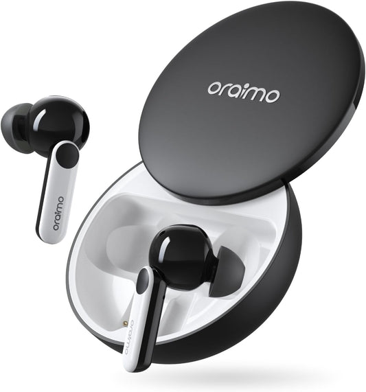 oriaimo Oraimo Free pods 4 OEB-E105D Active Noise Cancellation+IPX5 Waterproof - Sweat Protection + Customize Your Listening- Black - 12 Months Local warranty