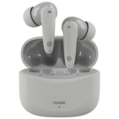 Noise Buds VS106 Truly Wireless in-Ear Earbuds with 50H Playtime, Quad Mic with ENC, Instacharge(10 min=200 min),Ultra-Low Latency(up to 40ms), 10mm Driver, and BT v5.3 (Cloud White)