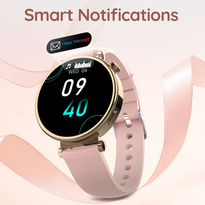 Pebble Vama 1.32" Amoled Display, BT Calling, AOD, Female Health Monitoring, Smartwatch  (CLASSIC METAL Strap, Free Size)