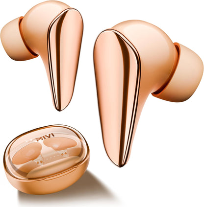 Mivi DuoPods i7 Earbuds - Step into The 3rd Dimension of Sound with 3D Soundstage, High Fidelity Drivers, Advanced Audio Codec for Lossless Audio, etc.