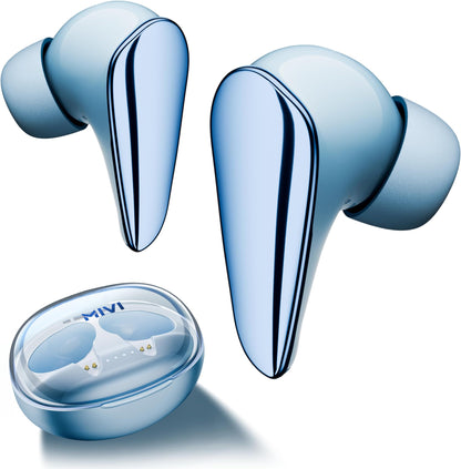 Mivi DuoPods i7 Earbuds - Step into The 3rd Dimension of Sound with 3D Soundstage, High Fidelity Drivers, Advanced Audio Codec for Lossless Audio, etc.