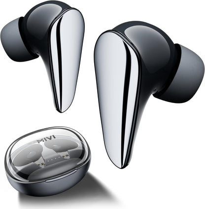 Mivi DuoPods i7 Earbuds - Step into The 3rd Dimension of Sound with 3D Soundstage, High Fidelity Drivers, Advanced Audio Codec for Lossless Audio, etc.