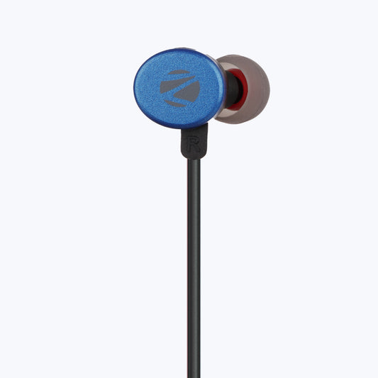 ZEBRONICS Zeb- Bloom In Ear Wired Earphone with Mic, 3.5mm Jack, Stylish Design Wired  (Black, In the Ear)