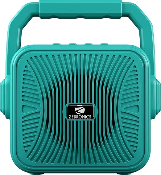 ZEBRONICS Zeb-County 2 Portable Wireless Speaker Supporting Bluetooth v5.0, FM Radio, Call Function, Built-in Rechargeable Battery, USB/Micro SD Card Slot, 3.5mm AUX Input, TWS