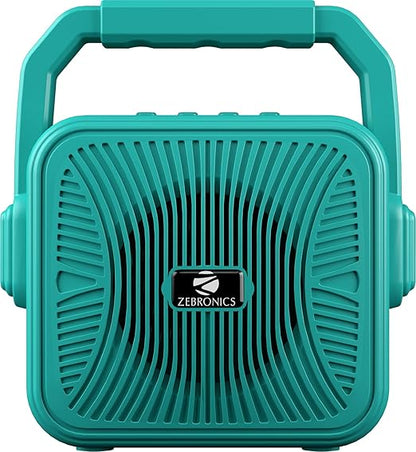 ZEBRONICS Zeb-County 2 Portable Wireless Speaker Supporting Bluetooth v5.0, FM Radio, Call Function, Built-in Rechargeable Battery, USB/Micro SD Card Slot, 3.5mm AUX Input, TWS