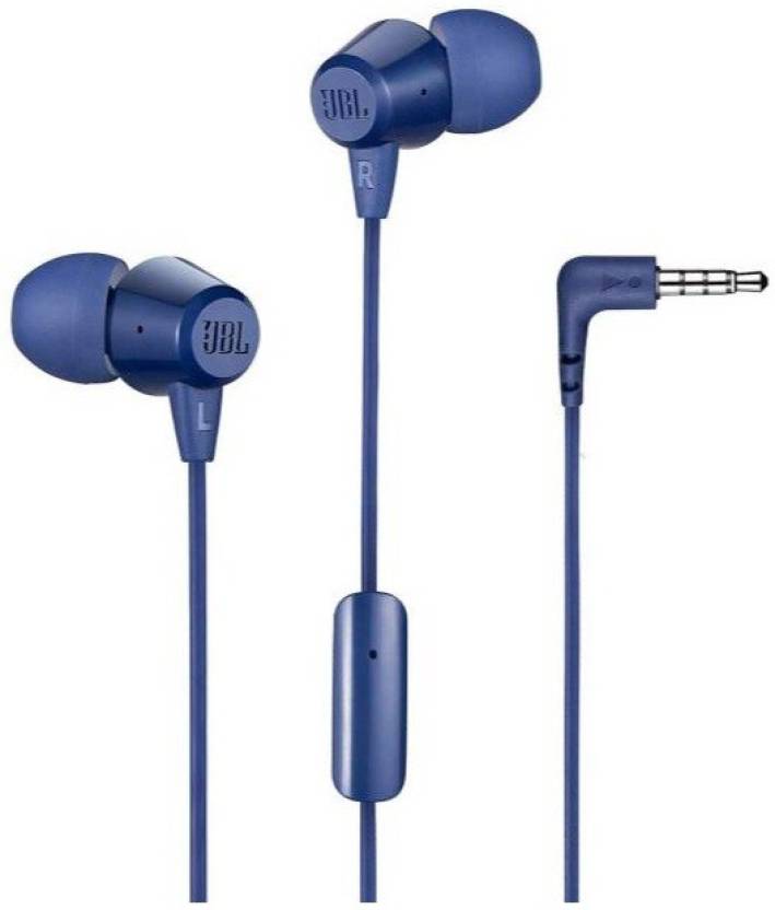 JBL T50HI in-Ear Wired Headphone with Noise Isolation Mic