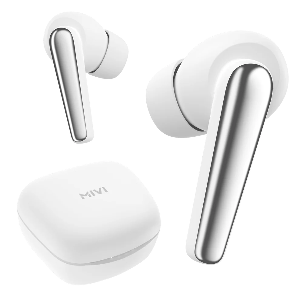 Mivi Duopods N5 Powerful Bass Crafted In India TWS Earbuds with AI Noise Cancellation (13mm Driver)