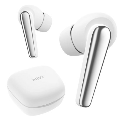 Mivi Duopods N5 Powerful Bass Crafted In India TWS Earbuds with AI Noise Cancellation (13mm Driver)