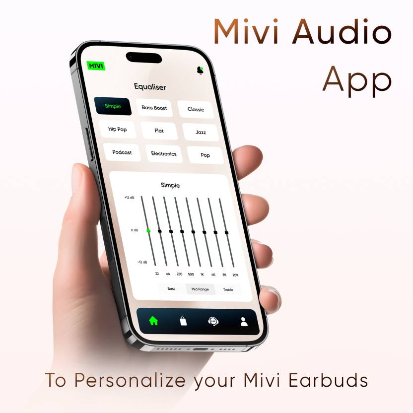 Mivi SuperPods Immersio earbuds [Flagship Launch], Dolby Audio, 3D Soundstage, 60H Bluetooth  (Nexus Black, True Wireless)