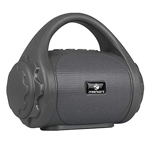 Zebronics ZEB-COUNTY 3W Wireless Bluetooth Portable Speaker With Supporting Carry Handle, USB, SD Card, AUX, FM & Call Function