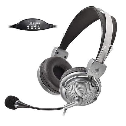 ZEBRONICS ZEB-SUPREME USB Wired Headphone with Mic